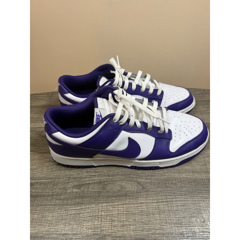 Nike Dunk Low Court Purple White DD1391-104 Mens Size 13 Sneakers